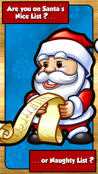 Santa's List FREE - A Fun Finger Scan To See Whose Been Naughty or Nice This Christmas