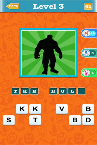 49 Shadow Shapes to Guess ( Trivia Quiz game ) - Try to recognize Characters screenshot 2