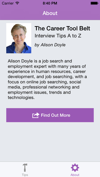 【免費商業App】The Career Tool Belt - Interview Tips A - Z by Alison Doyle-APP點子