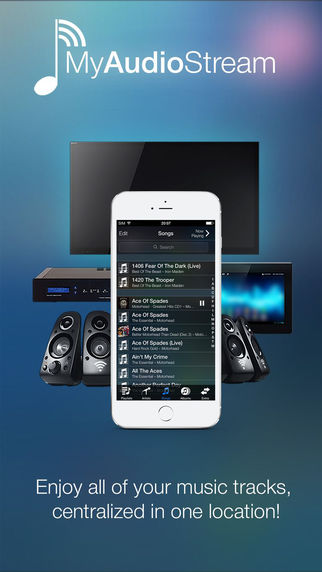 MyAudioStream Lite UPnP audio player and streamer