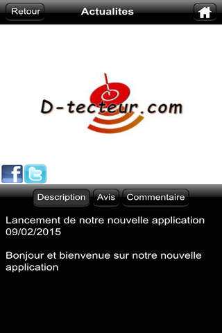 D-tecteur.com screenshot 2