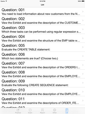 免費下載教育APP|ORACLE OCP Exam QA 1z0-047 app開箱文|APP開箱王