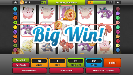 Slots Party Monster Anime Edition - Let Play Extreme Slot Pretty Pokemon Monster Casino Free Version