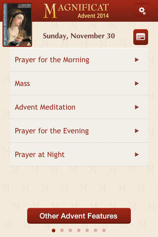 Advent Magnificat Companion 2014 - Meditations, Daily Mass, and Prayer screenshot 2