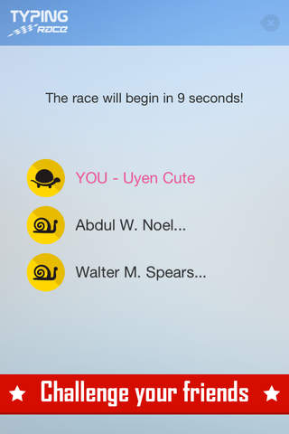 Typing Race screenshot 2