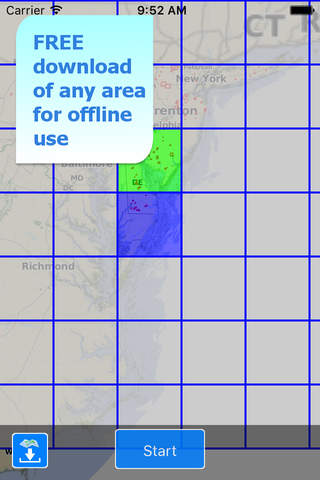 Aqua Map Delaware Lakes GPS screenshot 4