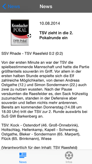 【免費運動App】TSV Raesfeld-APP點子