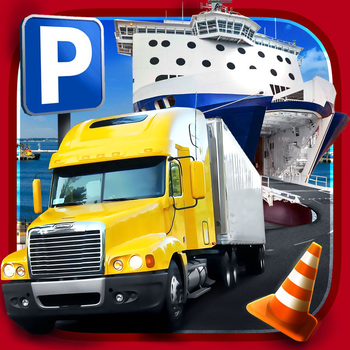 Ferry Port Car Parking Simulator - Real Monster Bus Driving Test Truck Racing Run Race Games LOGO-APP點子