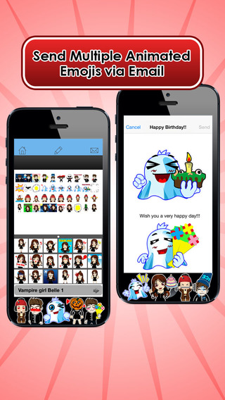 【免費社交App】Emoji Kingdom 14 Vampire Halloween Emoticon Animated for iOS 8-APP點子