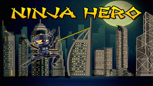 Ninja Fly Hero Swing Adventure - Tight Rope and Rapel Thru Cities Free