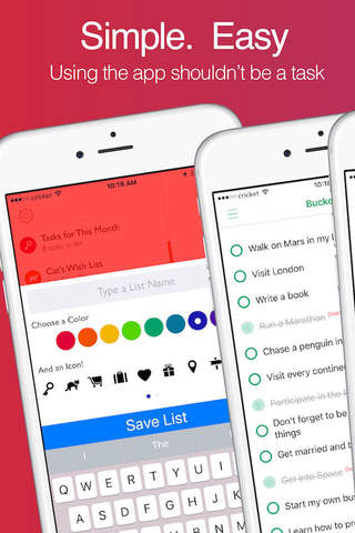 Lists Lite - Create Bright and Colorful Tasks and Checklists screenshot 2