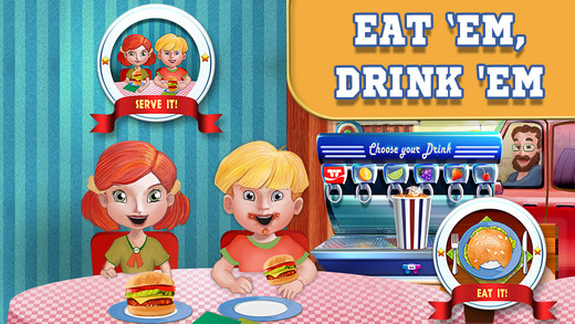 【免費遊戲App】Burger Crazy Chef - Make Your Own Funny Hamburger-APP點子