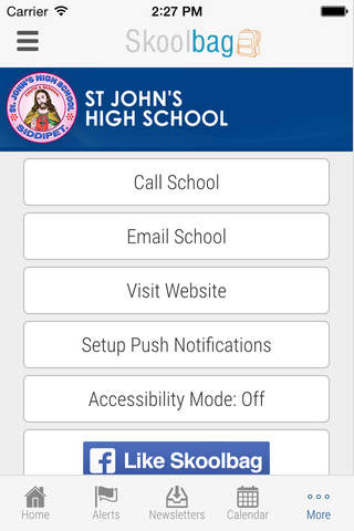 St John's High School - Skoolbag screenshot 4