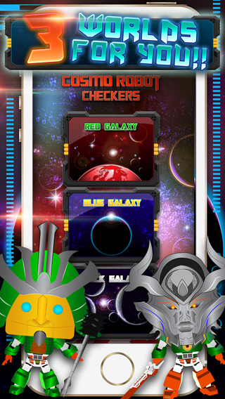 【免費遊戲App】Cosmo Robot Checkers Star HALO NOVA Galaxy-APP點子