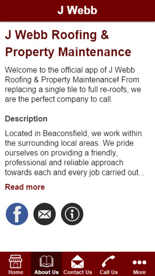 【免費商業App】J Webb Roofing-APP點子