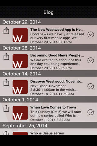 Westwood Church - wmb screenshot 2