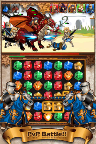 Army of Goddess Battle - Puzzle RPG screenshot 2