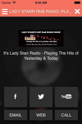 Lady Starr Hot RnB Radio Show screenshot 3