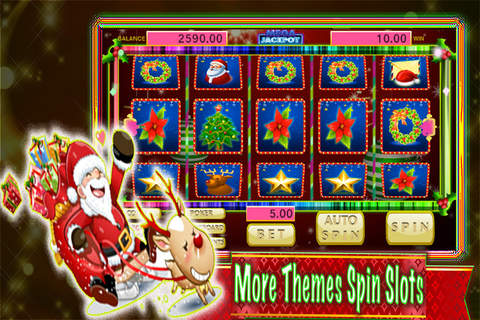 A Merry christmas Lucky Slots & Poker! Free Casino Game screenshot 2