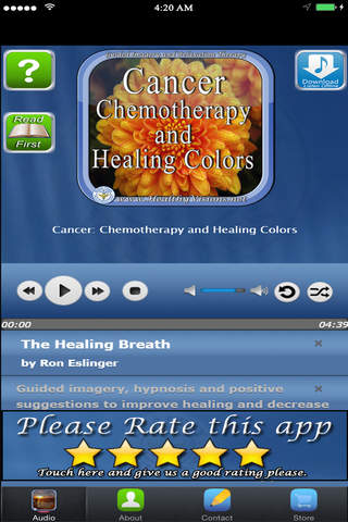 Cancer Chemotherapy and Healing Colors screenshot 3