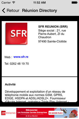 Réunion Directory screenshot 3
