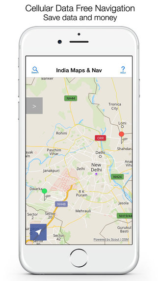 India Offline Maps and Offline Navigation