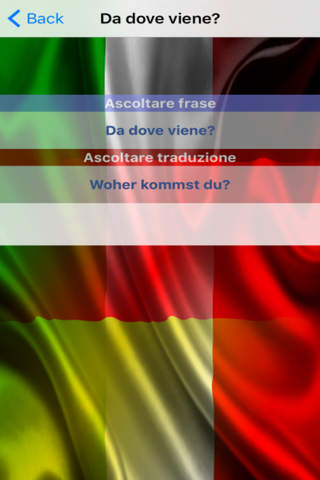 Italia Germania Frasi - Italiano Tedesco Voce Frase Audio screenshot 4