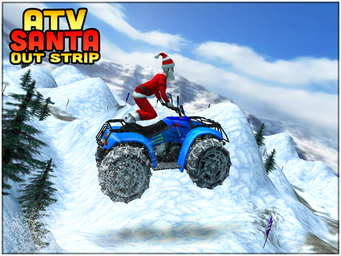 【免費遊戲App】ATV Santa Outstrip-APP點子