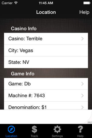 Gamble Track screenshot 2