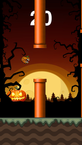 【免費遊戲App】Flappy Halloween Pumpkin-APP點子