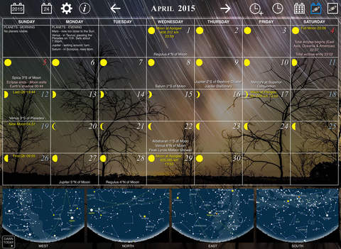 Astronomy Calendar 2015