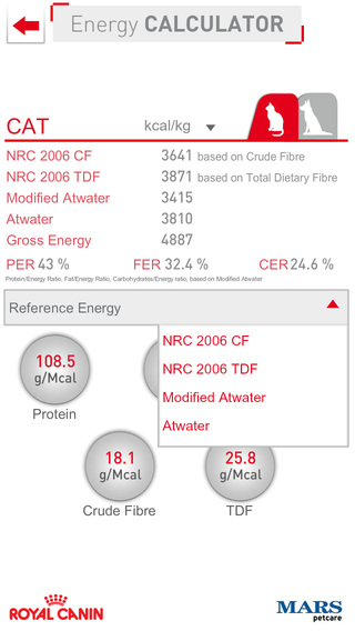 【免費醫療App】Energy Calculator (Cat and Dog)-APP點子