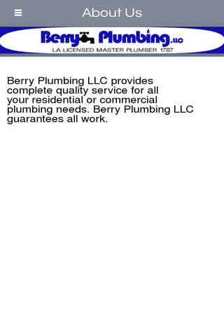Berry Plumbing LLC - Shreveport screenshot 2