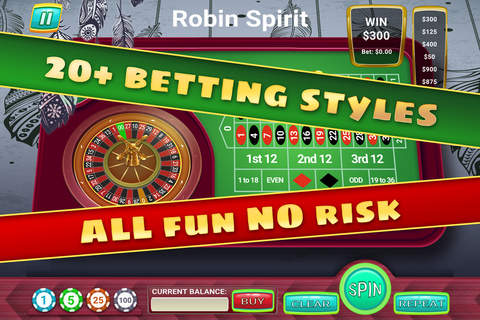Robin Spirit Indian Roulette - PRO - Native American Nature Vegas Casino Game screenshot 4