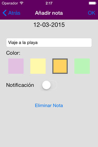 Calendario 2018 Ecuador screenshot 2
