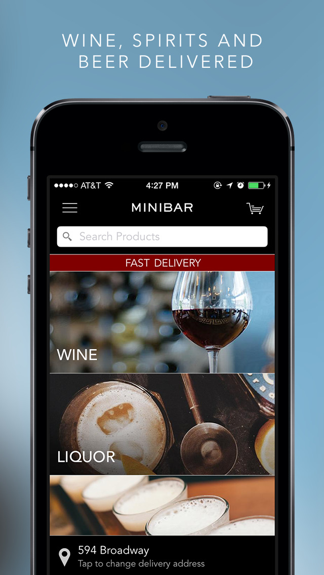 Minibar Delivery - Wine, Liquor & Beer On-Demandのおすすめ画像1