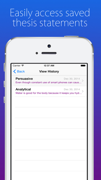 【免費教育App】Thesis Generator-APP點子