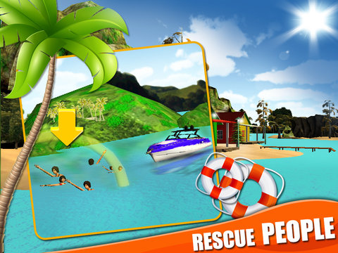 【免費遊戲App】Power Boat Rescue Simulator 3D-APP點子