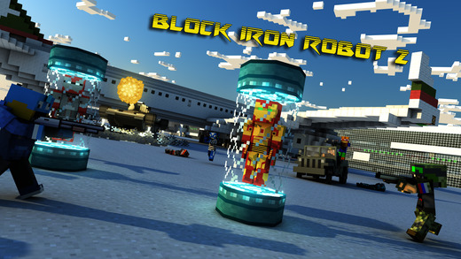 【免費遊戲App】Block Iron Robot 2 - with skins exporter for minecraft-APP點子