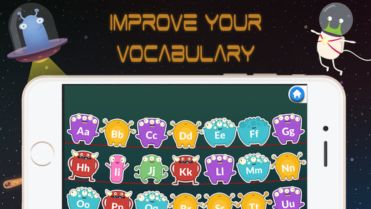 【免費教育App】Phonics ABCD Monsters : Alphabet Consonant Sounds Playtime for Toddlers in Montessori & Kindergarten FREE-APP點子