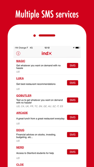 Indx - SMS Services Index