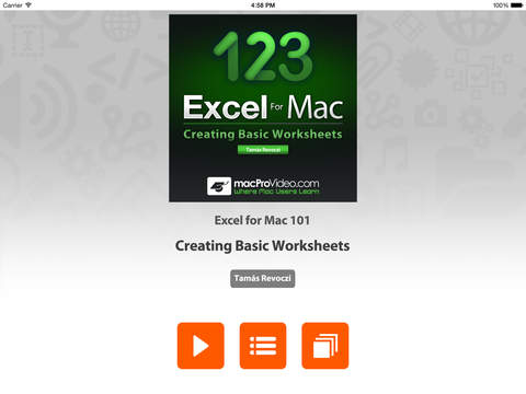 【免費商業App】Course for Microsoft Excel - Creating Basic Worksheets-APP點子