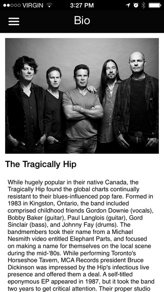 【免費音樂App】The Tragically Hip Official-APP點子