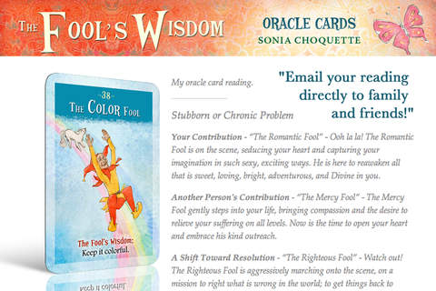 The Fool's Wisdom Oracle Cards - Sonia Choquette screenshot 3