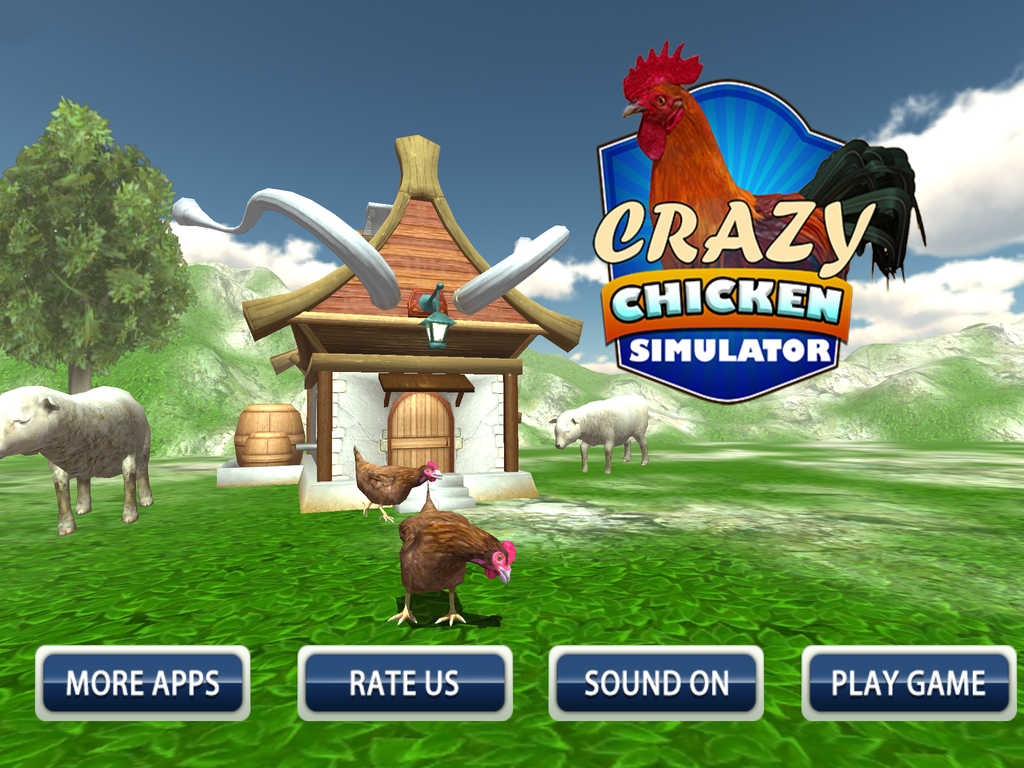 Crazy Chicken Simulator 3D Go Wild In The Real Farm Simulation Game