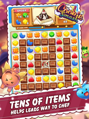 【免費遊戲App】Cookie Smash-Cookie hero-APP點子