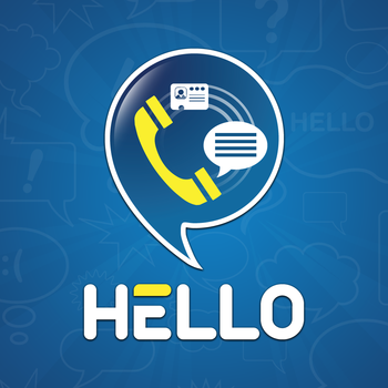 Hello. Call & Chat App LOGO-APP點子