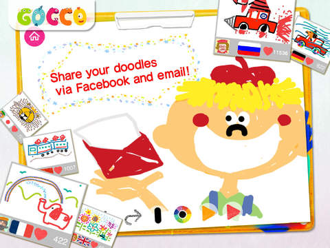免費下載教育APP|Gocco Doodle Pro - Kids Go Draw & Share Fun Doodles app開箱文|APP開箱王