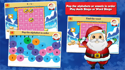 【免費教育App】Christmas’ First Grade Learning Games for Kids-APP點子