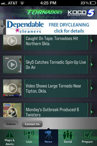 Tornadoes KOCO 5 Oklahoma City screenshot 4